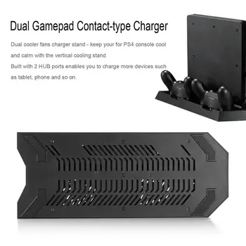 

For Vertical Stand Cooler Fan USB Hub Controller Charger Dock Station LN