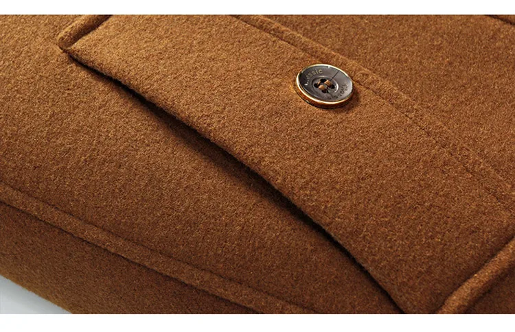 Manteau - caban,Manteau Trench-Coat en coton épais et cachemire pour