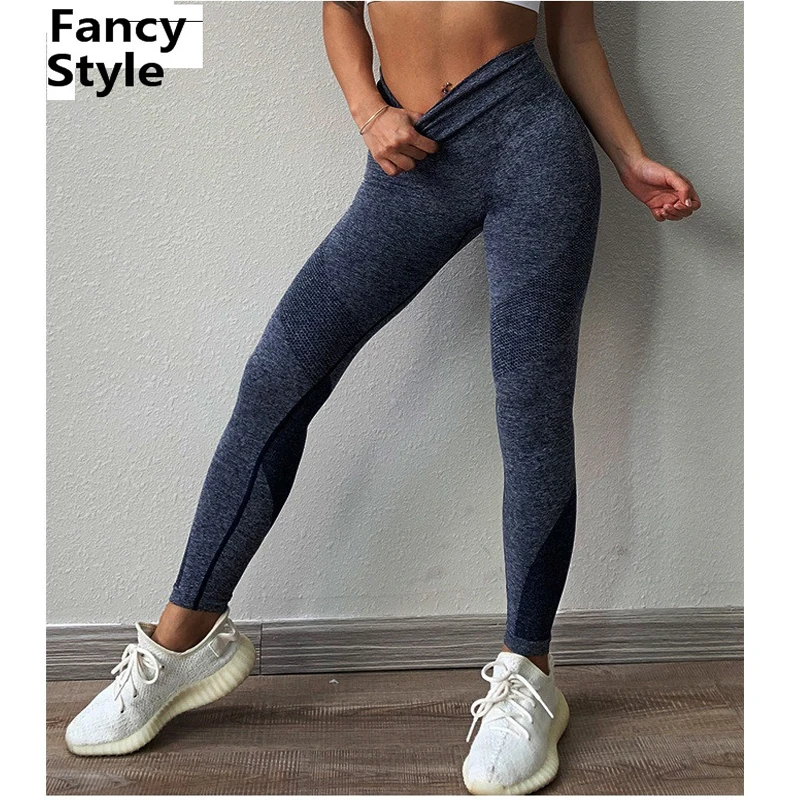 

New Woman Sports Fitness Leggings Push Up Elastic Yoga Pants Colorvalue High Waist Gym Leggings Workout Gym Pants Women Fitness