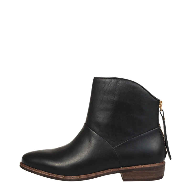 Black 1018942-W-BLK Угги Австралия 1018942 Бруно женские сапоги ботиночки - Цвет: Black 1018942-W-BLK