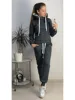 Two Piece Set Tracksuit Hoodie For Women Fleece Sweatshirt Fleece Sweatshirt Top And Pants Leisure Suits Ensemble Femme 2 Pieces ► Photo 2/6
