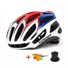 Superide integralmente moldado mountain road bike capacete esportes de corrida equitação ciclismo capacete ultraleve mtb capacete da bicicleta
