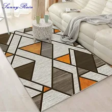 SunnyRain 1-piece большие ковры для гостиной ковровая зона коврик для спальни ковры скольжение сопротивление