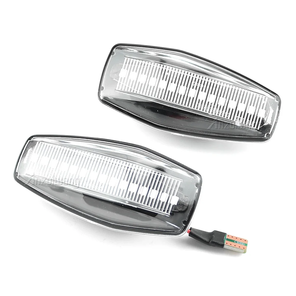 2PCS LED Indicatore Dinamico Indicatori di direzione Luci di posizione
