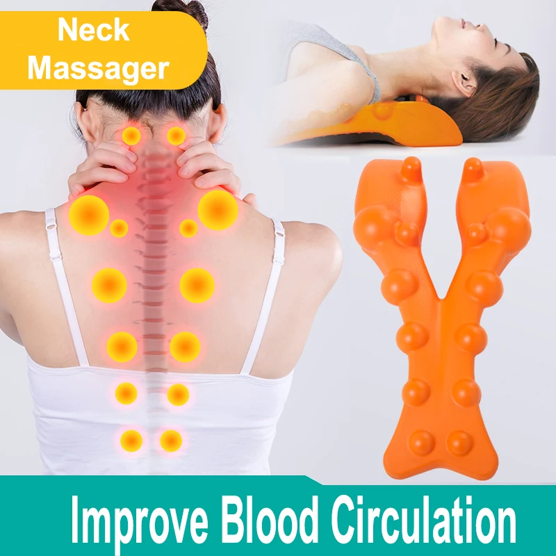 

Japan Design Neck Retractor Orthopedic Pillow Gravity Stretch Cervical Vertebra Finger Acupoint Massage Spots Traction Pillow