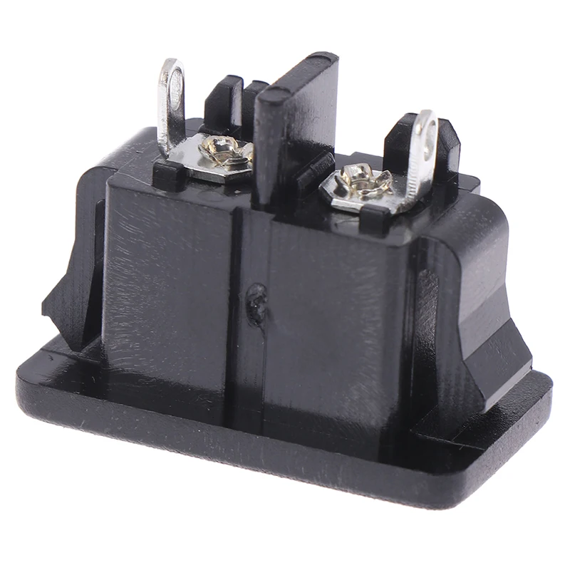 5 шт. AC250V 2.5A 2Pin IEC 320 C8 Резьбовая оправа гнездо входа гнездо|Электрические розетки| |