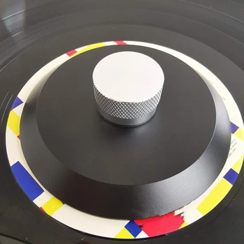 

Record Stabilizer Retain Music Quality Easy Apply Steel Vinyl Turntables Accessories Fixing Anti Shock Universal Press Down Home