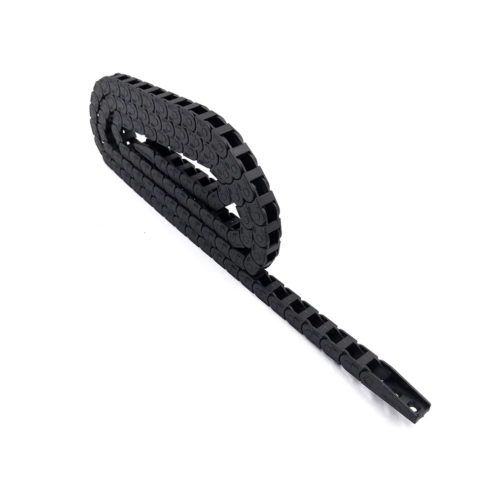 JFLO 5x5mm 1 Meter Miniature Wire Carrier Cable Drag Chain Bridge Type Non-Opening Engineering Nylon Towline Tanks Hot