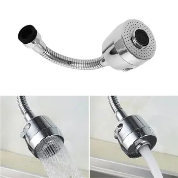 

360 Degree Aerator Water Bubbler Swivel Head Saving Tap Kitchen Faucet Aerator Connector Diffuser Nozzle Filter Mesh Adapter
