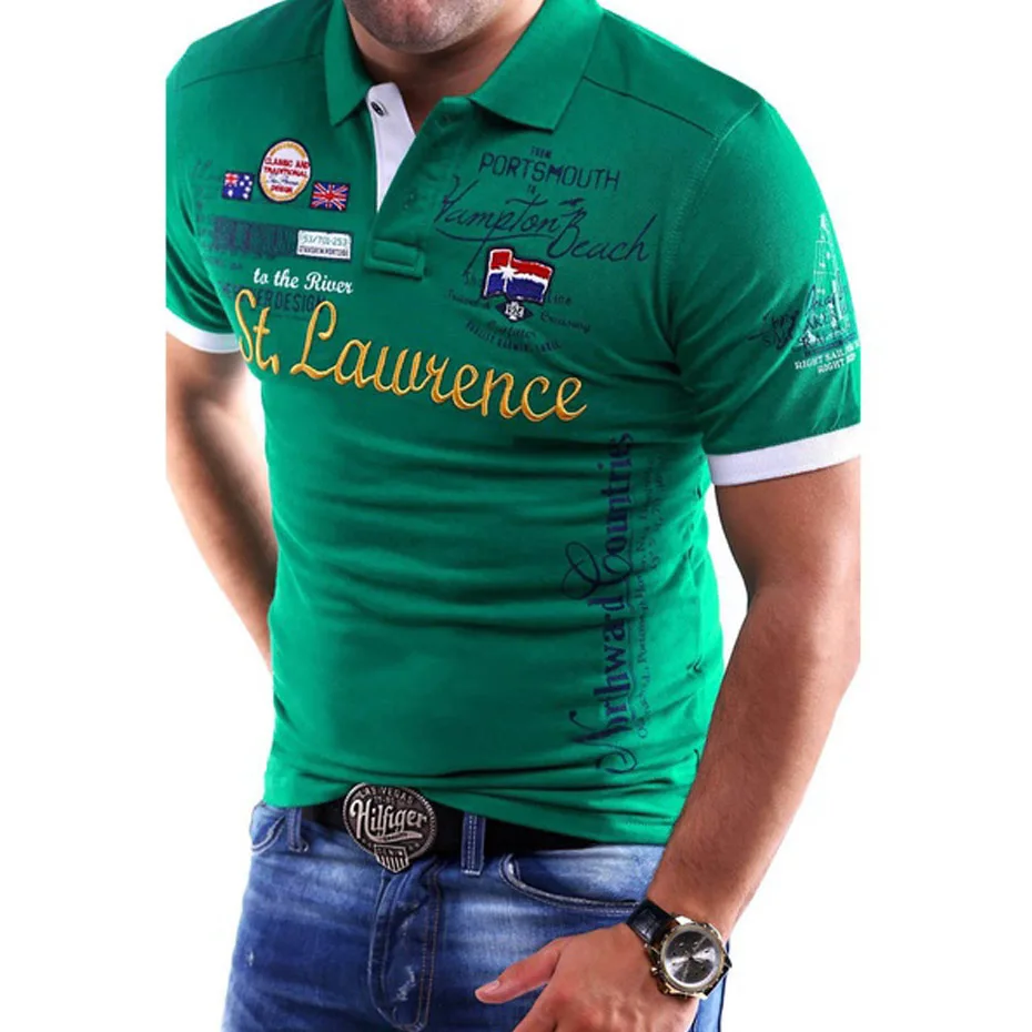 

Zogaa brand New Mens Polo Shirt Slim Fit Short Sleeve Shirt Polos fashion printed cotton casual male polo shirts men clothing