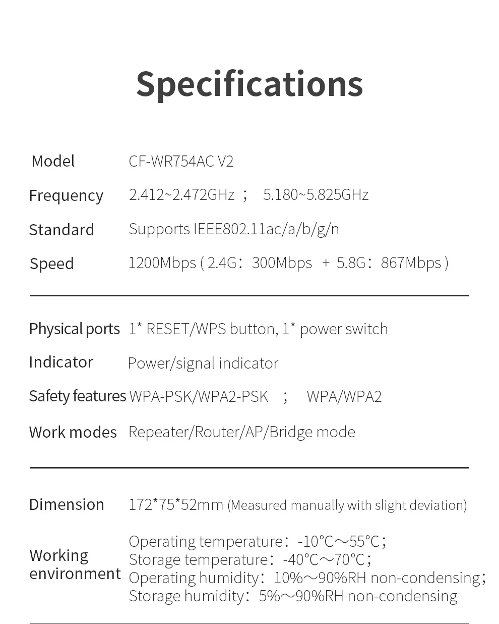 best home wifi signal booster Comfast CF-WR754ACV2 5Ghz WiFi Repeater Wifi Mở Rộng Sóng Wi-Fi Tốc Độ 1200Mbps Bộ Khuếch Đại 802.11AC Tầm Xa Wi Fi Tăng Cường Tín Hiệu Repiter outdoor signal booster wifi