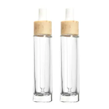 

2pcs Dropper 30ml Subpackaging Bottle Essential Oil Bottles Storage Bottle Glass Bottle for Girls Ladies Women