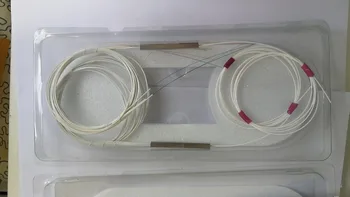 

2pcs/lot1x4 fiber optic PLC splitter without connector cable1x4 0.9mmMini Blockless 4 Ports PLC Splitter soudeuse fibre optique