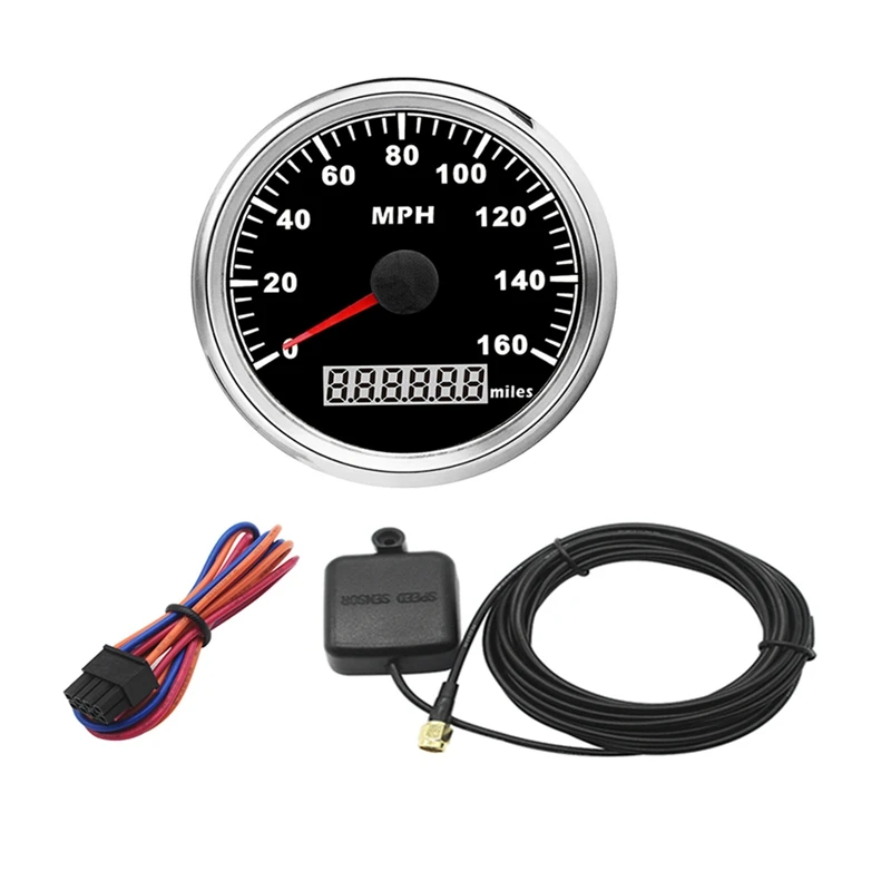 

85mm GPS Speedometer Waterproof 160MPH for Car Truck Motorcycle