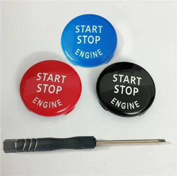 

20PCS Car Engine START Button Replace Cover STOP Switch Key Decor for BMW X1 X5 E70 X6 E71 Z4 E89 3 5 Series E90 E91 E60 E87 E92