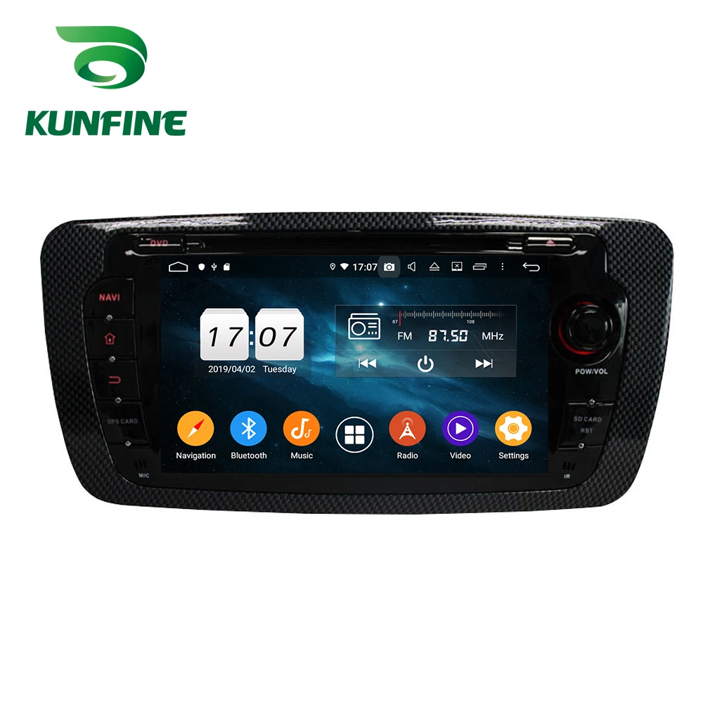 Best Android 9.0 Octa Core 4GB RAM 64GB ROM Car DVD GPS Navigation Multimedia Player Car Stereo for Seat Ibiza 2013 headunit radio 5