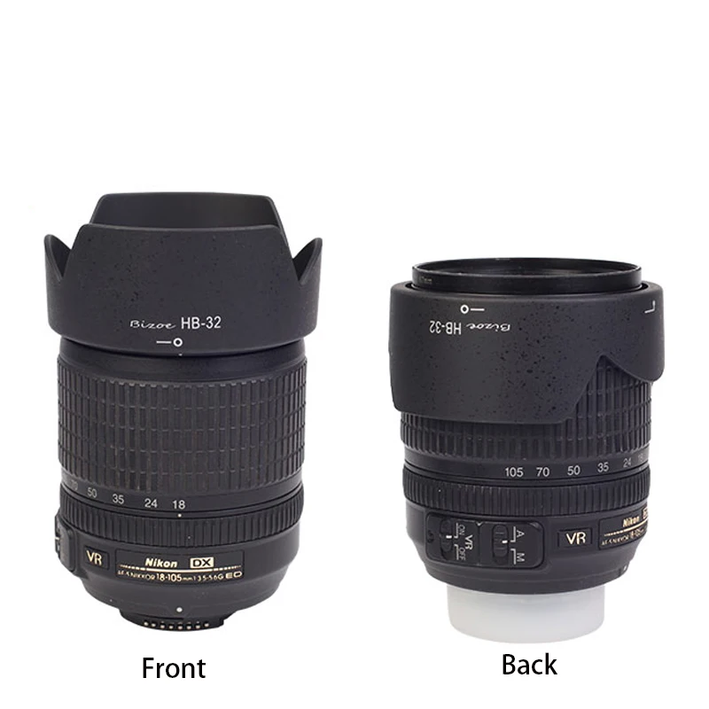 BIZOE Camera HB-32 Lens Hood 67mm Nikon18-105 18-140mm camera