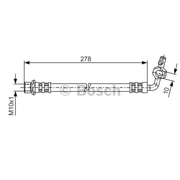 Hose brake Ass. L  Toyota RAV 4 1.8/2.0/2.4D-4D 00-05 278 BO | Автомобили и - Цена: 