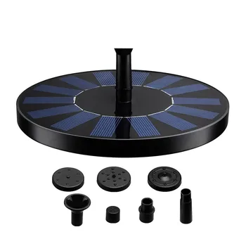

Mini Solar Powered Fountain Watering Submersible Free Standing Water Bird Bath Pumps with Solar Panel For Garden Pond Decor