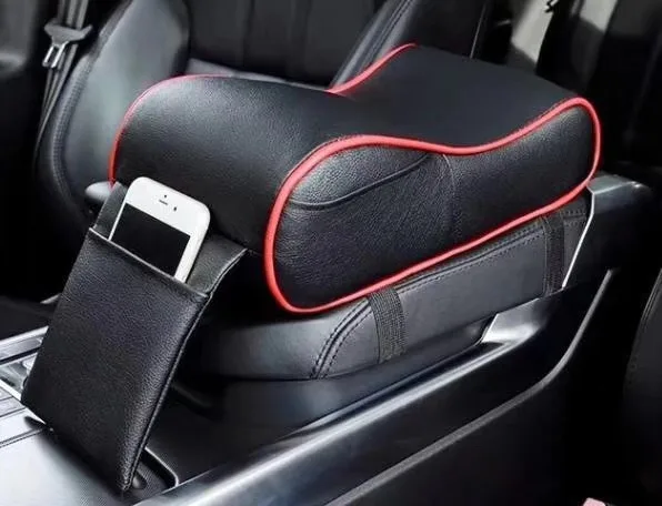 Автомобильный интерьер ПУ пены памяти повышающий защитный коврик подлокотник накладки на коробку