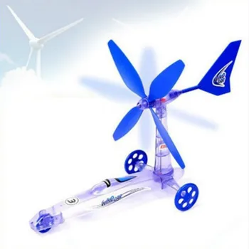 

DIY Assemble Toys Science Toys Wind Powered Car Science and Technology Small Production for Children