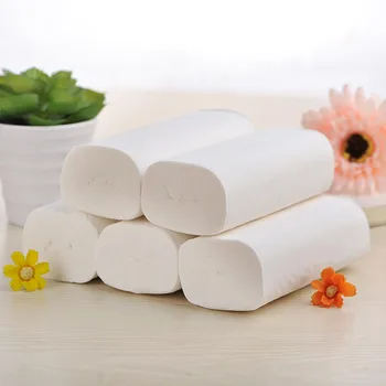 

12pcs Roll Paper Tissue Paper Roll 4 Layer Thickened Household Paper Toilet Tissue Home Bath Toilet Roll toilet Tissue paper