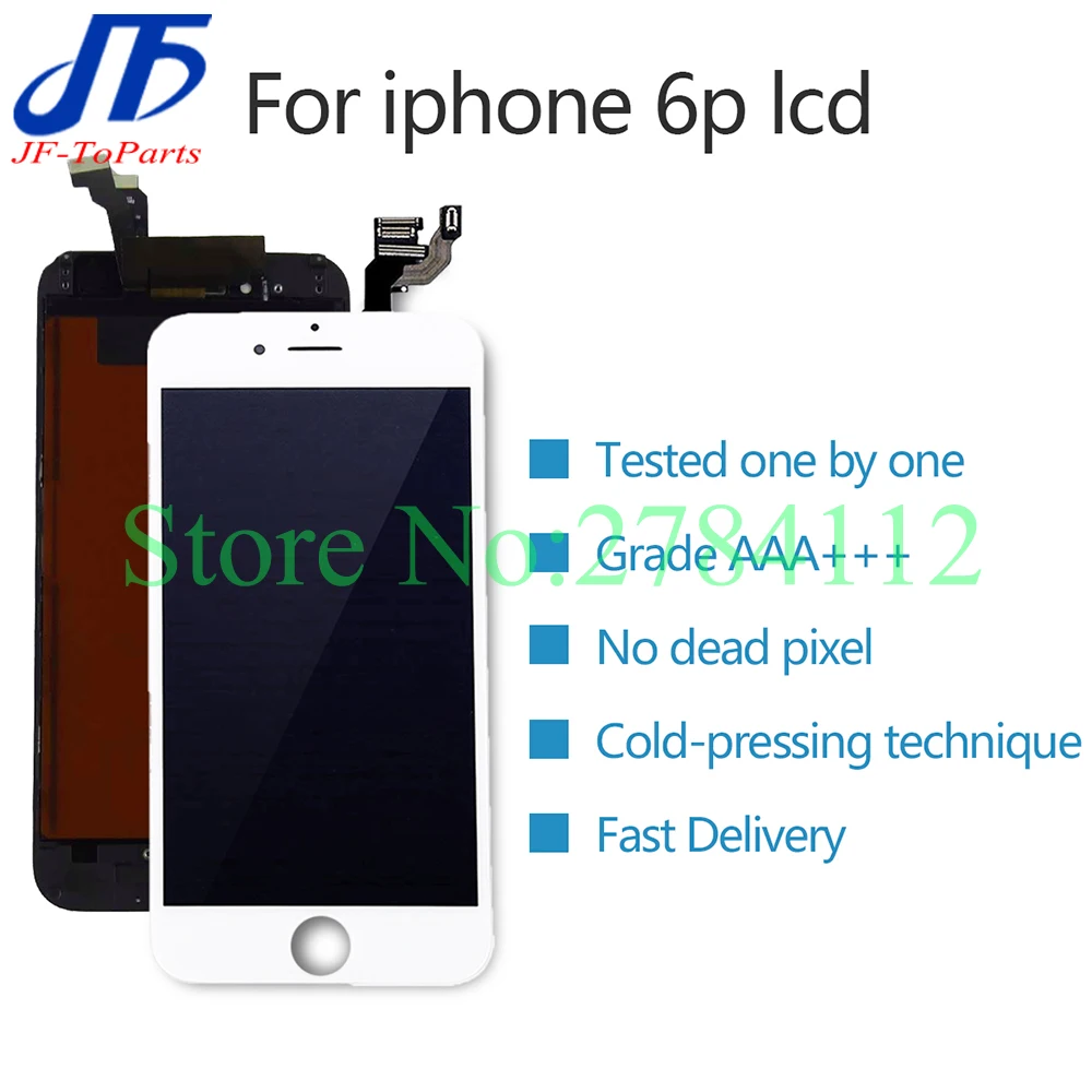 100% протестированный ЖК-дисплей для IPhone 6 6P 6S 6SP сенсорный экран с дигитайзером
