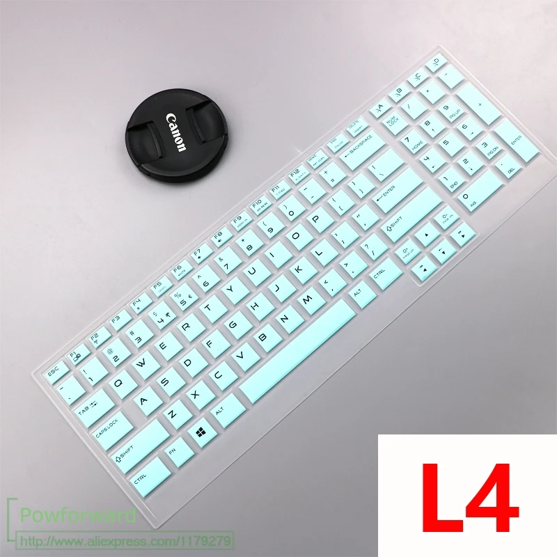 Для Dell Alienware Area 51 м площади 51 17 R3 M17 M15 17r5 15r4 R3 17,3 15,6 дюймов протектор клавиатуры кожного покрова - Цвет: L4  whiteblue