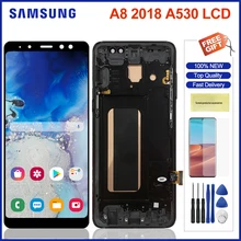 

3A+ 5.6'' A530 Screen With Frame For Samsung Galaxy A8 2018 A530 Lcd Display Touch Screen Digitizer Assembly Parts For Samsung