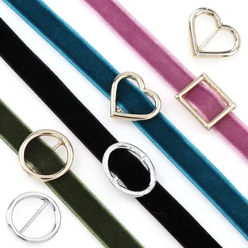 

10pcs/Set silver /Golden Invitation Ribbon slider buckle Peach heart rectangular oval alloy buckle sewing Accessories