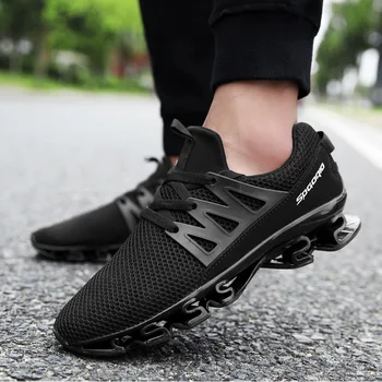 

SUROM Man Sneakers 2020 Spring New Fashion Male Shoe Breathable Elastic Wear-resistant Outsole Training Shoes Man Big Size 38-48