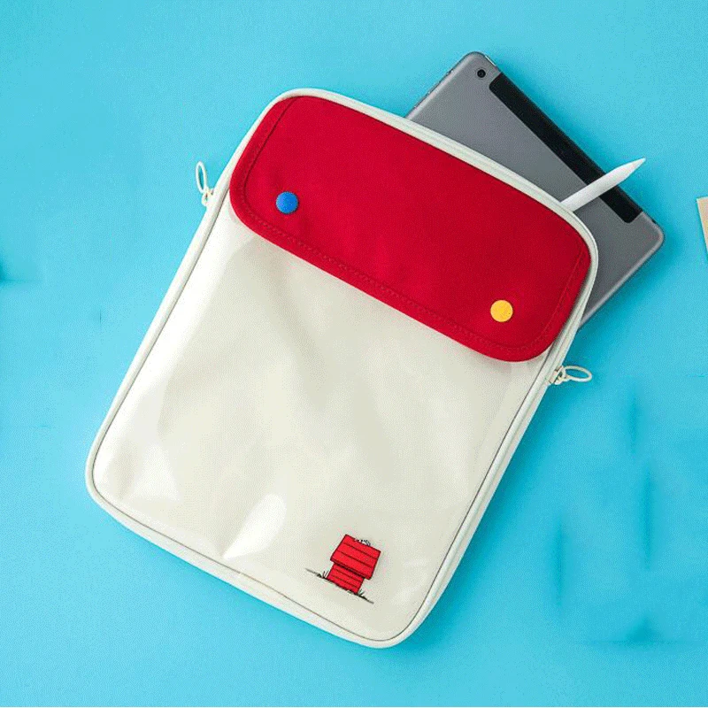 Pouch for iPad 9.7 10.2 10.5 11 inch Ins Style Laptop Bag 12.9 pro Sleeve Storage PVC bag girls student computer | Компьютеры и офис