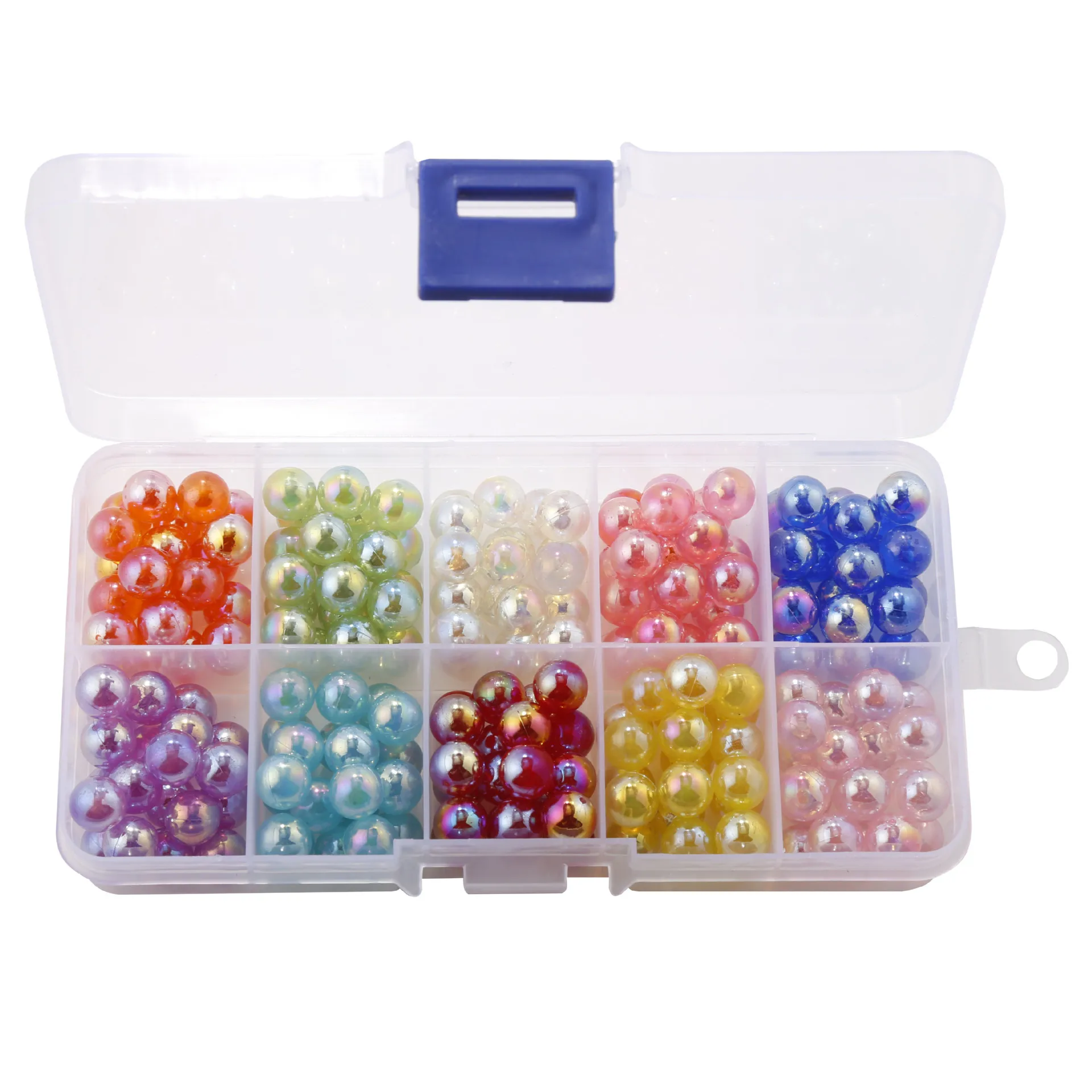 

8mm 200pcs/box Mix Color Acrylic Loose Round Beads for Jewelry Making Findings&Components