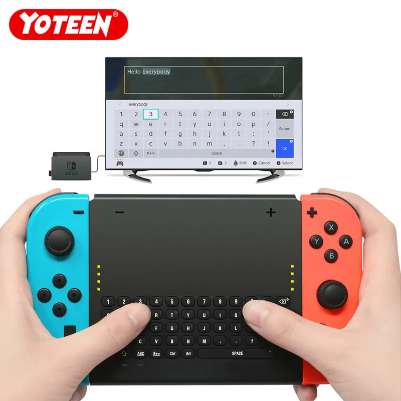 Беспроводная игровая клавиатура Yoteen 2 4G для nintendo Switch мини игровой контроллер