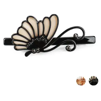 

Snail Hair Barrettes - Black Hair Clip Pin for Women Girls - France Design Hair Accessory - Classic Hair Ornament for Thin Tiara
