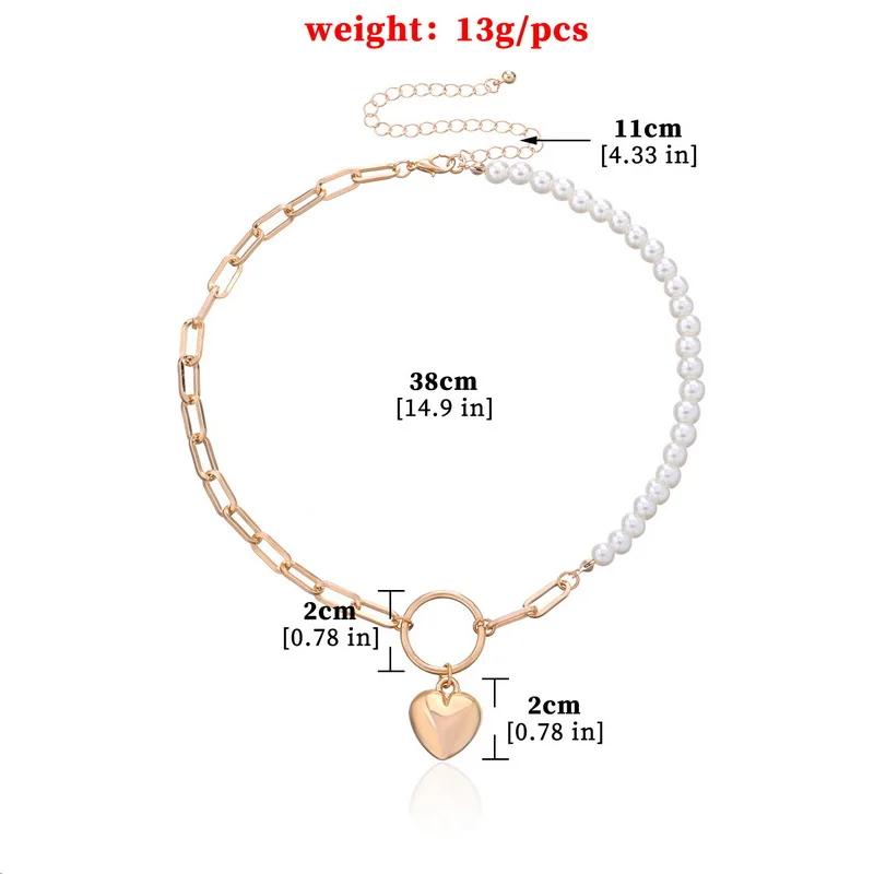 ruby pendant Elegant White Imitation Pearl Choker Necklace Pearl Heart Coin Bowknot Pendant Wedding Necklace for Women Charm Fashion Jewelry st christopher pendant