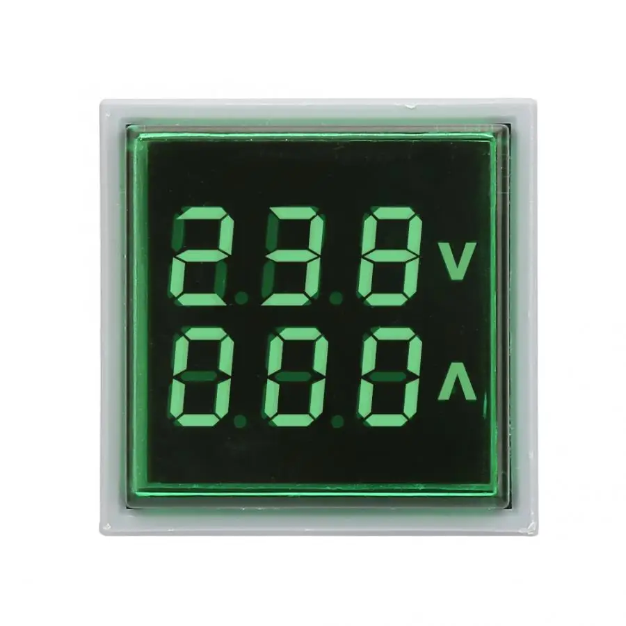 СВЕТОДИОДНЫЙ цифровой индикатор напряжения переменного тока 22 мм 60-500 В 0-100A высокого качества