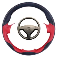 Funda personalizada para volante de coche, trenza de cuero de gamuza para Buick Sail Opel Astra G H 1998-2007 Opel Zafira A 19