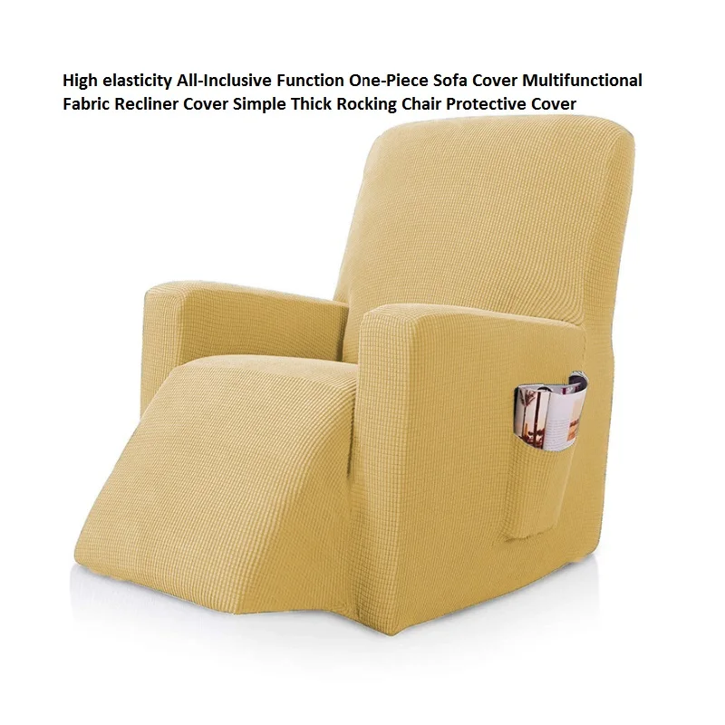 

Elastic All-Inclusive Function Sofa Cover Multifunctional Fabric Recliner Cover Simple Thick Rocking Chair Protective Cover