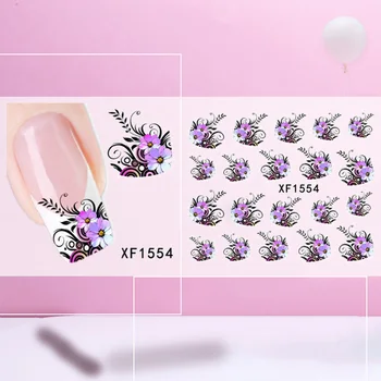 

Water Transfer Nail Stickers DIY Vines Flower Nail Art Decoration Decals