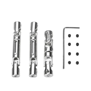 

3Pcs Upgrade Part Metal Drive Shaft Silver for WPL B-36 B-16 6WD 1/16 RC Car for Tool Parts