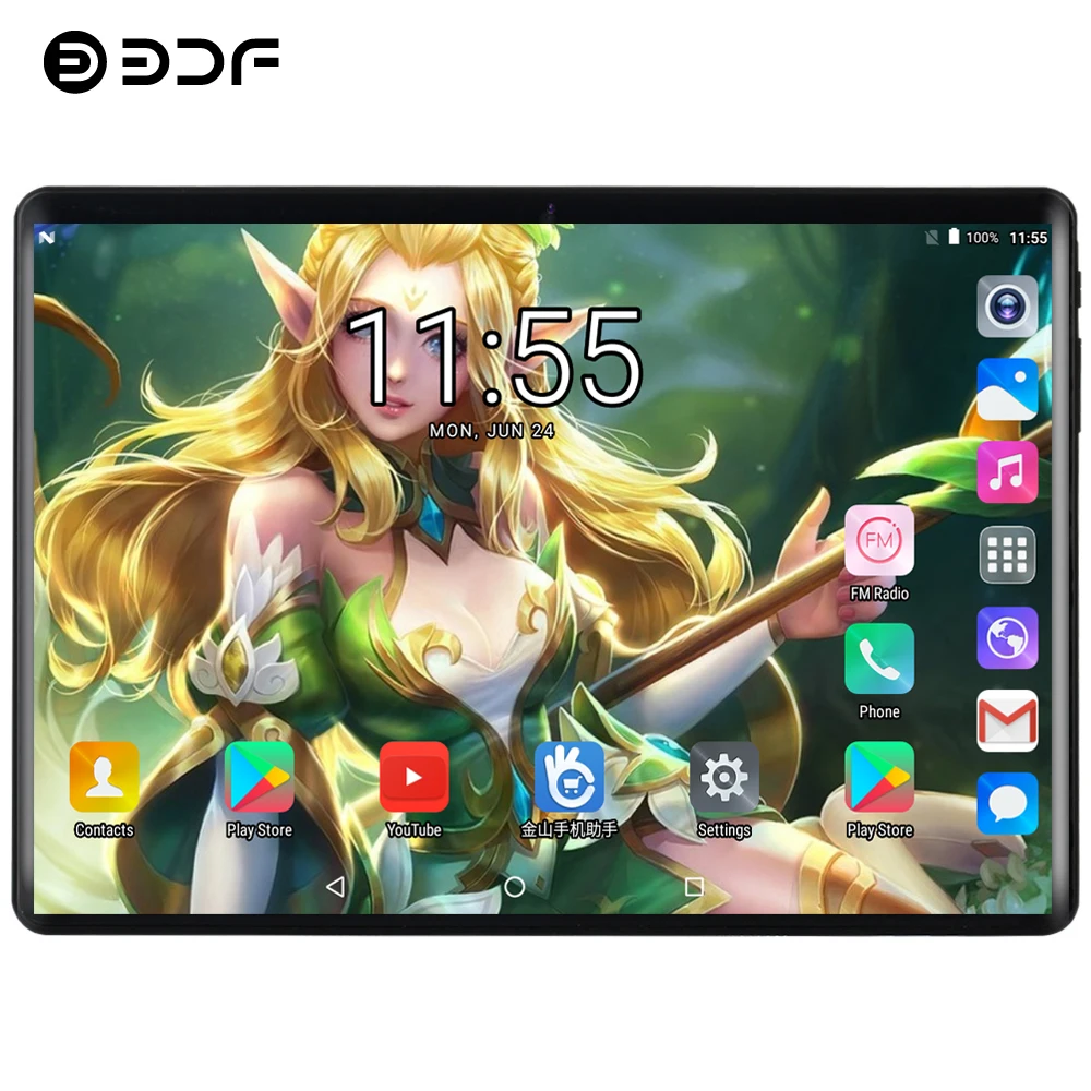 BDF 2019 New X20 10 Tablet Android 9.0 10/Ten Core 8GB/128GB Dual Camera 5.0MP SIM Tablet Pc WiFi B