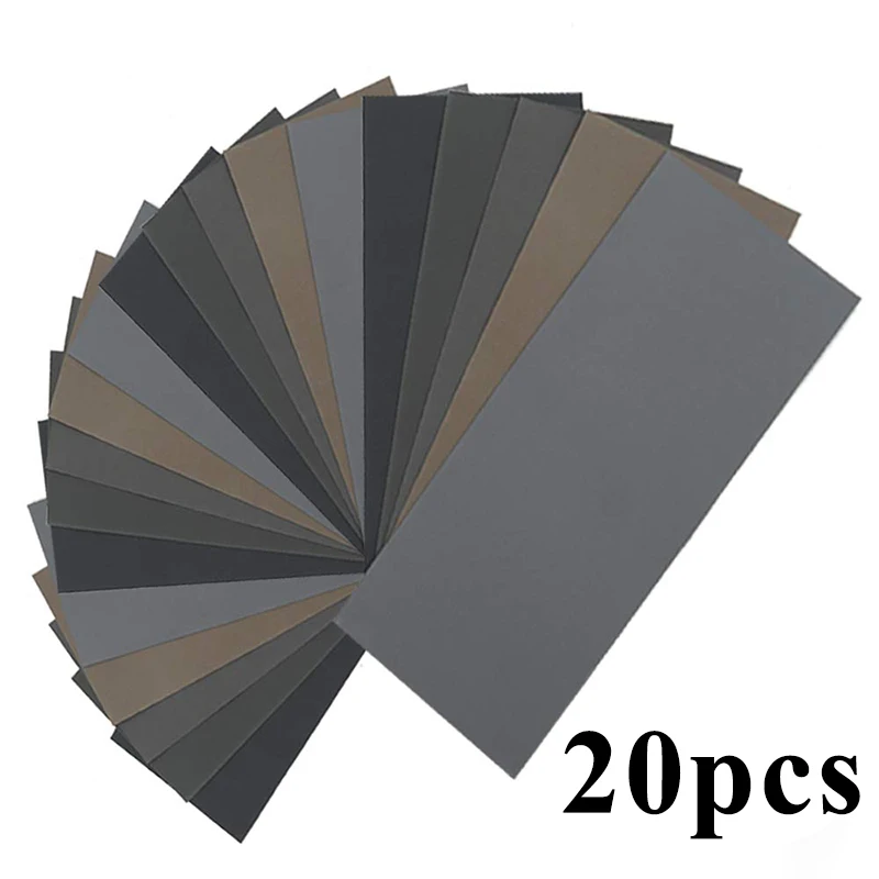 

Ceramic Sandpapers Stones 20pcs 1000- 7000 Gritt Polishing Wet dry Wood