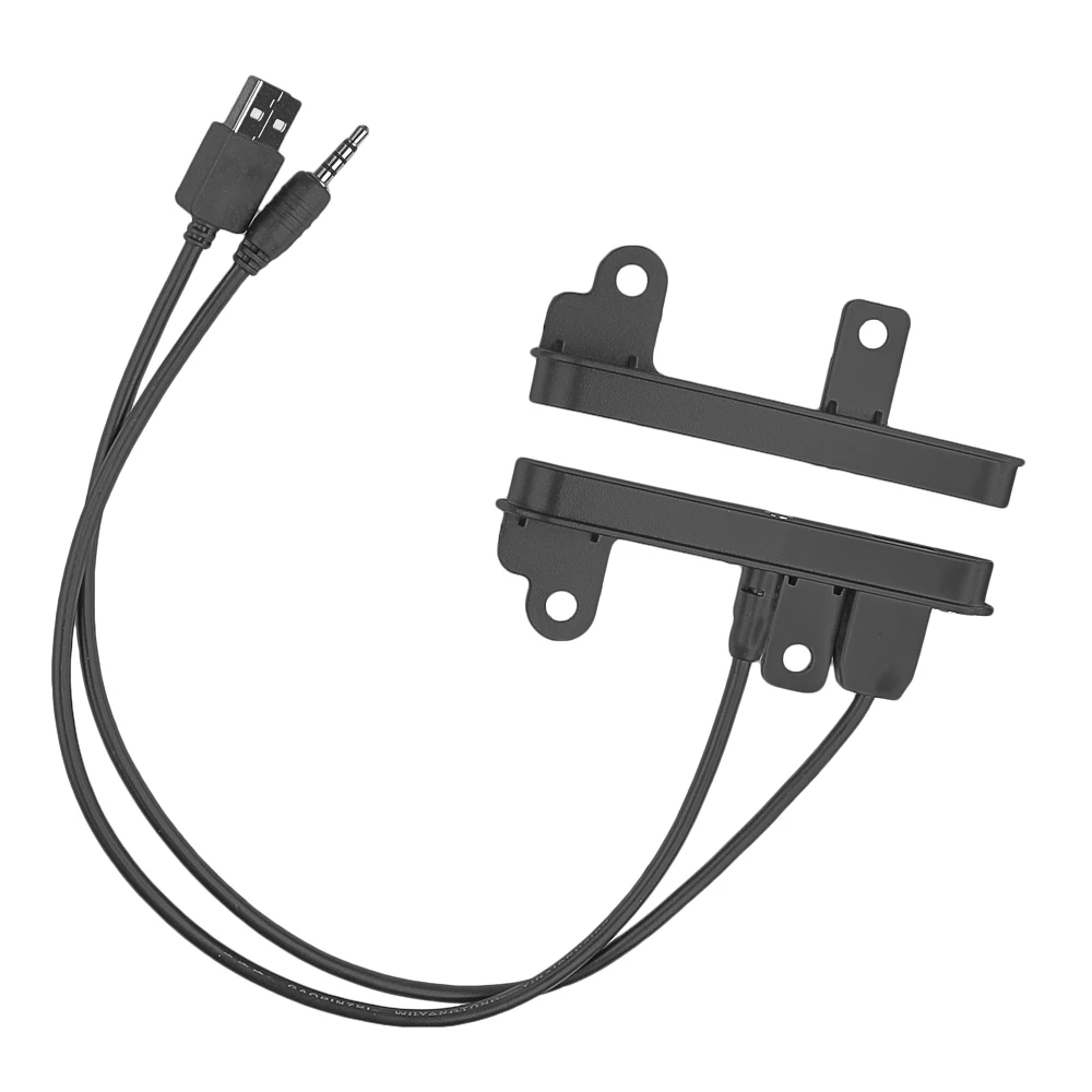 AUX + USB Ʈ  ġ  Ʈ ٸ  ÷Ʈ ׷ гִ Toyota Scion  Double 2 Din Dash Kit