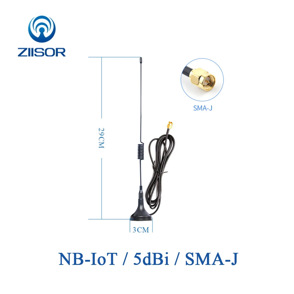 2 шт 3g GSM 915 МГц антенна NB-IoT Lora антенна Omni с магнитной базой большой диапазон DTU модуль ретранслятор шлюз антенна 20012