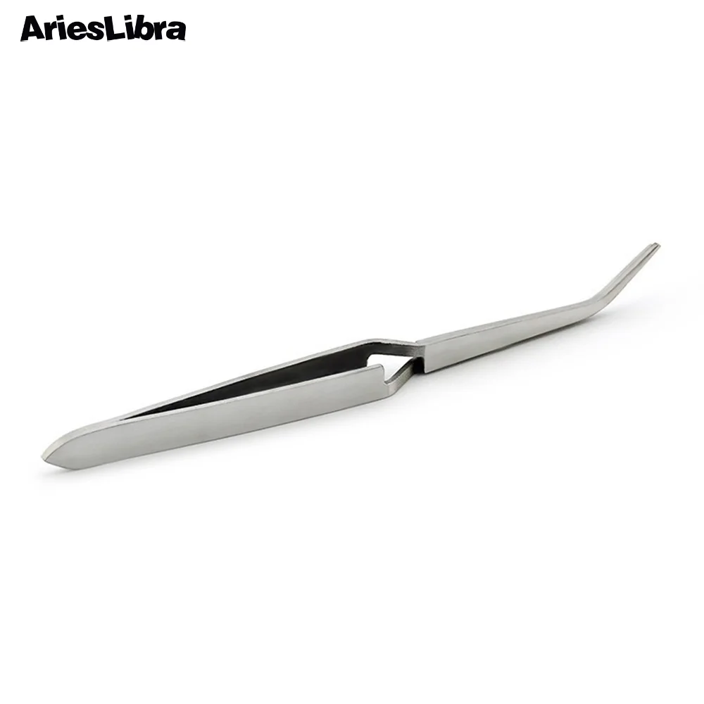 Arieslibra Acrylic Nail Shaping Tweezers Stainless Steel Multifunction
