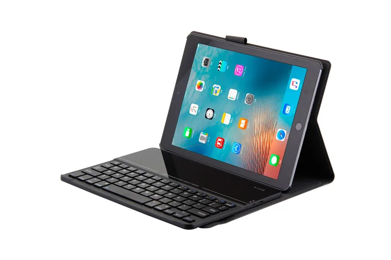 Роскошный чехол для ipad 9,7 Air 1 2 Pro 9,7 дюймов стеклянная зеркальная клавиатура чехол для ipad 5 6 Bluetooth клавиатура кожаный чехол