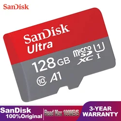 Sandisk – carte mémoire Ultra Micro SD TF, 32 go/64 go/128 go, classe 10, haute vitesse, compatible avec les téléphones uhs i A1, sdxc 