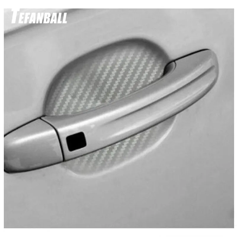 

4PCS Pro Car Door Bowl Sticker Protection Film Body Decoration Door Handle Stickers on Cars Decals in Auto Accessories Protector