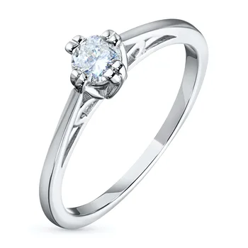 

White gold ring with Diamond